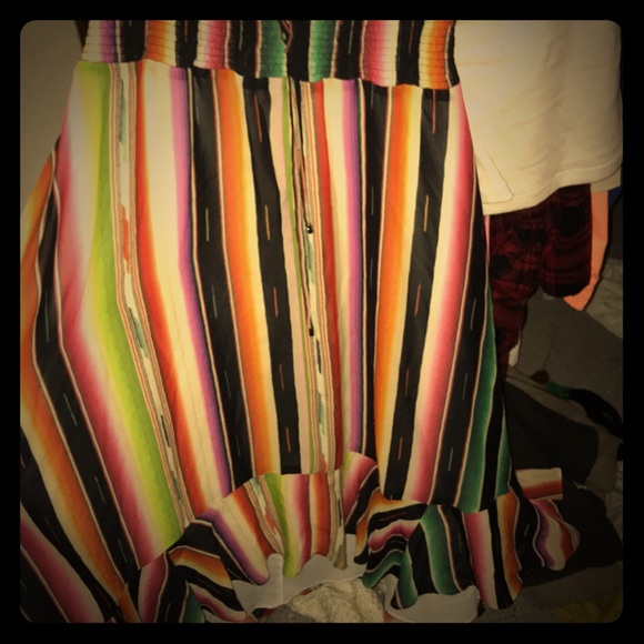 Lauren by R.L. Bohemian flowing asymmetrical full - Picture 3 of 5